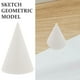 thumbnail image 3 of Escultura de cono geométrico de escritorio, modelo de práctica de aprendizaje de bocetos, modelo de escultura de dibujo, 3 of 6