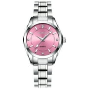 Women Watch Quartz Lady Wristwatch with Solid Stainess Steel Band Luminous Pointer 3ATM Waterproof Watch Gift for Woman