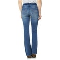 thumbnail image 2 of WallFlower Women's Luscious Curvy Bootcut Mid-Rise Insta Stretch Juniors Jeans (Standard and Plus), 2 of 3