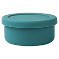 thumbnail image 1 of Promotions! Silicone Lunch Box Portable Sealed Food Storage Box Leakproof Bento Salad Container Fresh-Keeping Box with Lid Fruit Bowl, 1 of 6