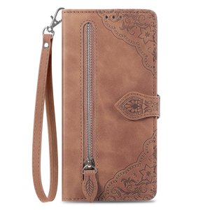 Dteck iPhone 16 Wallet Case with Card Holder, Brown