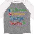 thumbnail image 4 of Inktastic Georgia Grandma Grandpa Loves Me Boys or Girls Long Sleeve Baby Bodysuit, 4 of 5