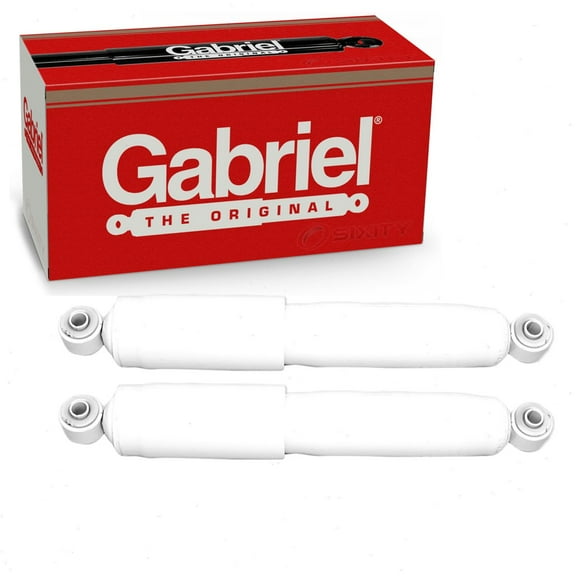 2 pc Gabriel G63357 Ultra Shock Absorbers for Spring Strut Steering Suspension Shocks Struts Fits select: 1981-1995 CHEVROLET G20, 1981-1996 CHEVROLET G30