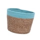 thumbnail image 5 of Cesta de almacenamiento, cesta tejida para macetas, adorno simple, maceta portátil, contenedor para macetas para dormitorio, sala de estar, porche Sin asa, 5 of 8