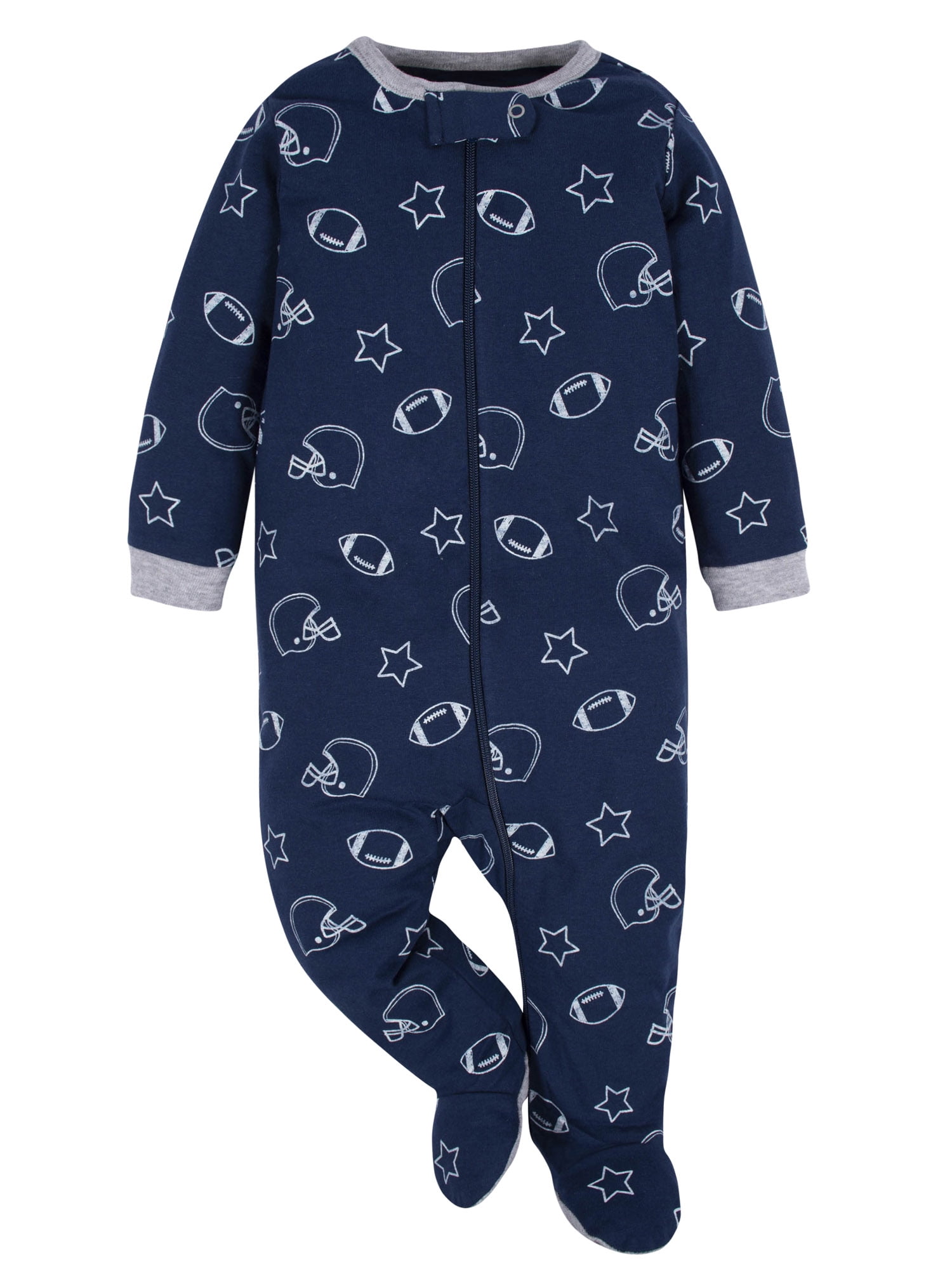 Gerber Baby Boy Sleep 'n Play Footed Pajamas, 4-Pack
