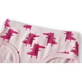 thumbnail image 5 of Little Girls Flamingo Underwear Kids Breathable Comfort Horse Panties Children Soft Cotton Briefs Toddler Undies (Pack of 6) Size 8, 5 of 6