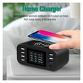 thumbnail image 2 of Chargeur USB Multi 65W Station d'Affichage LED Chargeur USB Sans Fil 15W pour S9 S8 S20, Charge Rapide Multifonctionnelle, 2 of 6