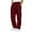 Mens Pants Red, variant on Cargo Sweatpants for Men S-5X Big & Tall Straight Leg Pants with Pockets Plus Size Casual Solid Drawstring Elastic Waist Athletic Trousers