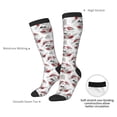 thumbnail image 5 of Picia Women Crew Soft Moisture-wicking Socks Koi Fish Pattern Design Cotton Socks, One Size fit All, 5 of 9