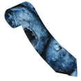thumbnail image 5 of Uemuo Fresh Blueberries Pattern Men's Necktie Classic Silk Tie Woven Jacquard Neck Ties Business Necktie Gift for Men, 5 of 9