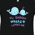 thumbnail image 4 of Inktastic My Daddy Whale-y Loves Me Boys or Girls Toddler T-Shirt, 4 of 5