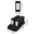 thumbnail image 2 of VEVOR F103 Wireless Calling System 20 Pagers Touch Keyboard Restaurant Use, 2 of 9