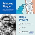 thumbnail image 4 of Original dental flosser, soft-bristle toothbrush for teeth cleaning, 25 pack, 0.45mm, ultra small/small gaps, orange, size 1, 4 of 4