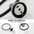 thumbnail image 5 of Towel Holder for Bathroom Wall Matte Black Towel Ring Stainless Steel Hand Towel Holder Heavy Duty Towel Hanger for Bath, Kitchen, 5 of 7