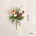 thumbnail image 3 of Artificial Christmas Picks with Berries,Holiday Greenery Stems for Floral Arrangements,DIY Crafts,Christmas Tree Decorations,Winter Centerpieces and Home Holiday Decor, Pine Branches, 3 of 4