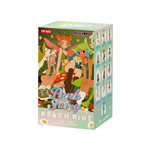 2025 POP MART Peach Riot Punk Fairy Series Caja ciega Juguetes Kawaii Anime Figura de acción Caixa Sorpresa Caja misteriosa Muñecas Regalo para niñas