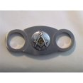 thumbnail image 1 of Cigar Cutters by Jim CT-MSN1 Stainless Steel Closed Guillotine Cutter With Masonic Embellishment, 1 of 1