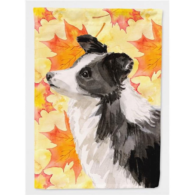 Carolines Treasures BB9513GF Border Collie Fall Flag Garden Size