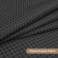 thumbnail image 4 of Barossa Design Waffle Weave Shower Curtain with Snap in Liner, Mesh Window, 71"W x 74"L, Graphite Grey, 4 of 6