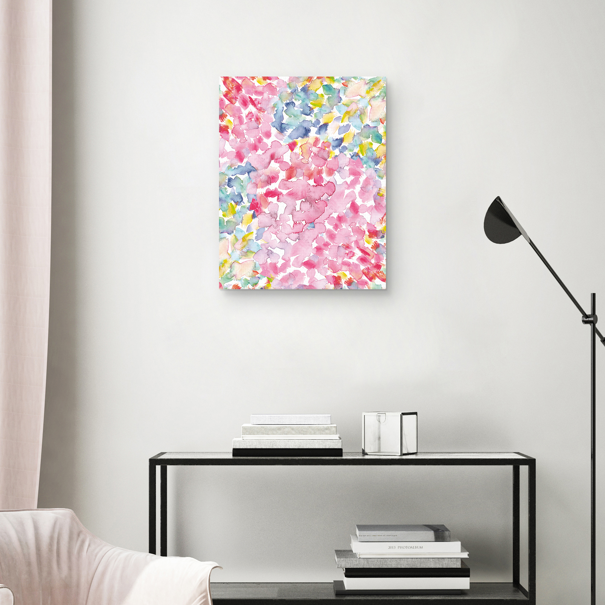 Dancing Shapes by Willowbrook Fine Art Canvas Art Print