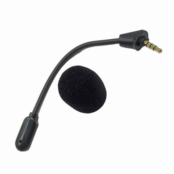 Microphones Replacement Mic for HyperX Cloud II Wireless Headset, Detachable Headphones Mic Boom