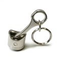 thumbnail image 4 of Dodge Scat-Pack Challenger Full Color Piston Style Chrome Metal Key Chain, 4 of 5