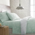 thumbnail image 4 of Shabby Chic Floral Printed & Solid 300 Thread Count 100-percent Cotton Sateen Sheet Set by Southshore Fine Linens, 4 of 7