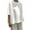 White, variant on Giftesty Tops for Women Women Casual Loose Linen Patchwork Plus Size Lady Daily Soild Blouse Tops Shirts