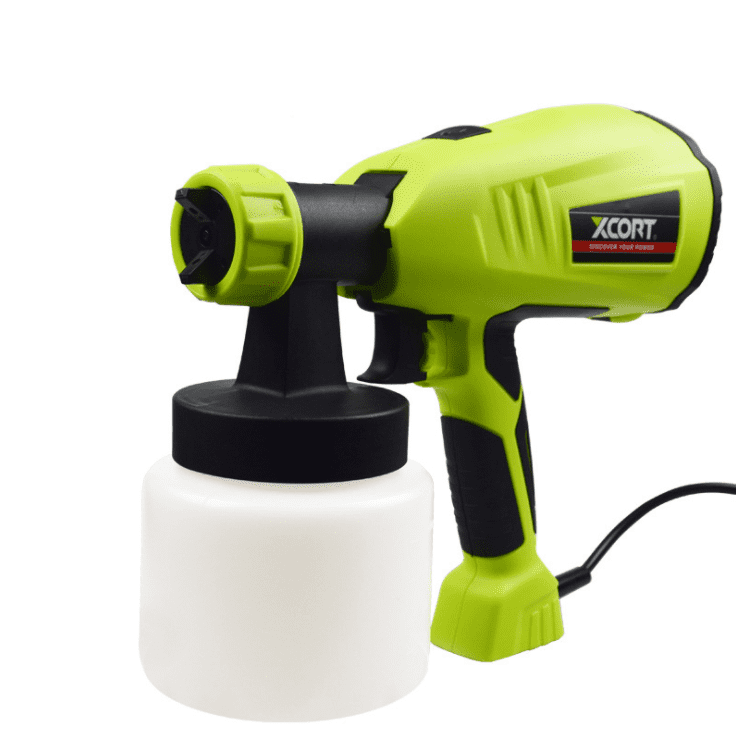 Electric paint gun, paint gun, automatic suction multifunctional