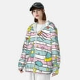 thumbnail image 5 of Gaeub Space Doodle Men's and Women's UPF 50+ Long-Sleeved Sun Protection Clothing, Fishing Shirt Long Sleeve Zip - X-Large, 5 of 9