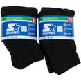 Men's Active Black Ankle Socks, 6pack
