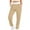 Khaki, variant on Wdfiry Sweatpants For Women Drawstring Baggy Cinch Bottom Sweatpants with Pockets High Waist Sporty Gym Fit Jogger Pants Lounge Trousers