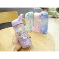 thumbnail image 2 of Botella de Agua OOTD Unicornio con Pajita y Cerradura para Niñas, 2 of 8