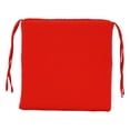 thumbnail image 3 of Blazing Needles Indoor 16" x 16" Twill Chair Cushion, Red, 3 of 3