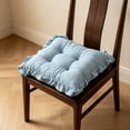 thumbnail image 5 of Tufted Ruffled Chair Cushion for Indoor Dining and Lounge Seating – Non-Slip Support and Soft Cotton Filling for Kitchen, Living Room, and Office Chairs, 5 of 5