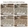 thumbnail image 7 of ODIKA 8'x10' Washable Area Rug Vintage Mosaic Motif Brindle Patchwork Bold Cow Spotted Print Playful Expressive for Dining Room, Large Office, Lounge, Non-Slip Chair-Friendly Mat, 7 of 7