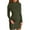 Army Green, variant on Black Dresses for Women Long Sleeve Mockneck Ribbed Dress Plain Fashion Thermal Slim Fit Dress Party Casual Winter Womens Clothes, Black S