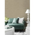 thumbnail image 2 of Luxe Haven Luxe Sisal Peel and Stick Wallpaper (Pashmina & Metallic Silver), 2 of 17