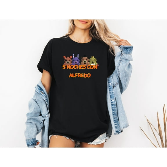 5 Noches Con Alfredo Funny Cringey Fan Graphic Unisex T-Shirt