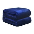 thumbnail image 7 of AUQ Extra Large Fleece Throw Blanket for Couch, Sofa, Super Soft and Warm Blankets, Solid Warm Micro Plush Throw All Season Use, Cozy, Plush, Lightweight, 55.1X39.4 Inches, 7 of 7