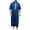 Blue, variant on Men's Muslim Prayer Kaftan Robe Embroidered Middle East Long Gown Short Sleeve Islamic Pakistan Dubai Abaya Thobe