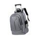 thumbnail image 5 of Mochila con ruedas y carrito Mochila con ruedas y palanca oculta Bolsa para ordenador Maleta con ruedas para viajes de negocios gris, 5 of 8