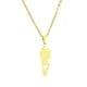 thumbnail image 1 of LUVCLS Collar colgante vintage Líbano para hombre y mujer, acero inoxidable para parejas, 1 of 7