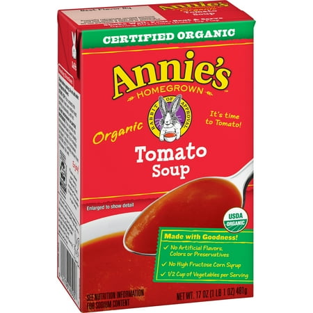 Veggie Stock - Annie's Tomato Soup, 17 oz