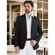 thumbnail image 2 of Blazer MAGE MALE de un botón, corte slim, liviano, negro, 2 of 8