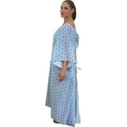 3 Pack - 10XL Hospital Hospital Gown with Tie Back Oversized Hospital Gown Patient Robe Big Size for Hospitals and Home Care