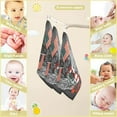 thumbnail image 3 of 5 PCS Rock Guitar USA Baby Muslin Washcloths, Wings Flag Soft Absorbent Face Towel Burp Cloths Cotton Bath Wipes Infant Wash Cloth for Newborn Boys Girls, 3 of 7