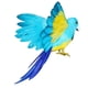 thumbnail image 4 of Decoración de pájaro artificial Artificial emplumado animal pájaro jardín estatuilla decoración loro azul claro Magideal Decoración de pájaro artificial, 4 of 6