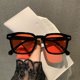 thumbnail image 1 of Gafas de sol brillar Vintage coreanas para mujer cuadradas Malla roja Electrónica, 1 of 5