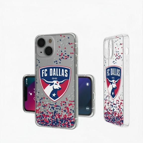 FC Dallas iPhone Confetti Design Clear Case